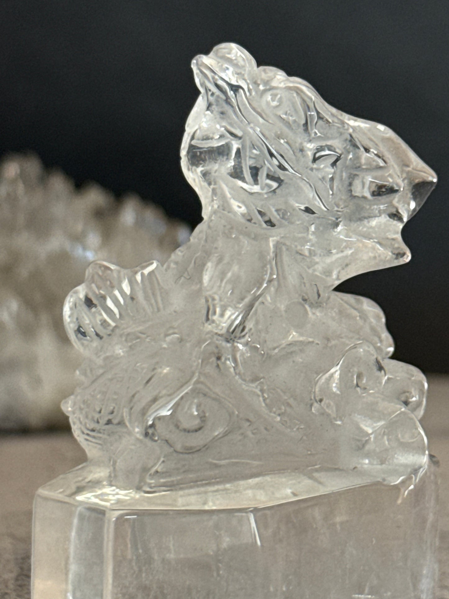 クリアクォーツ 龍 水晶