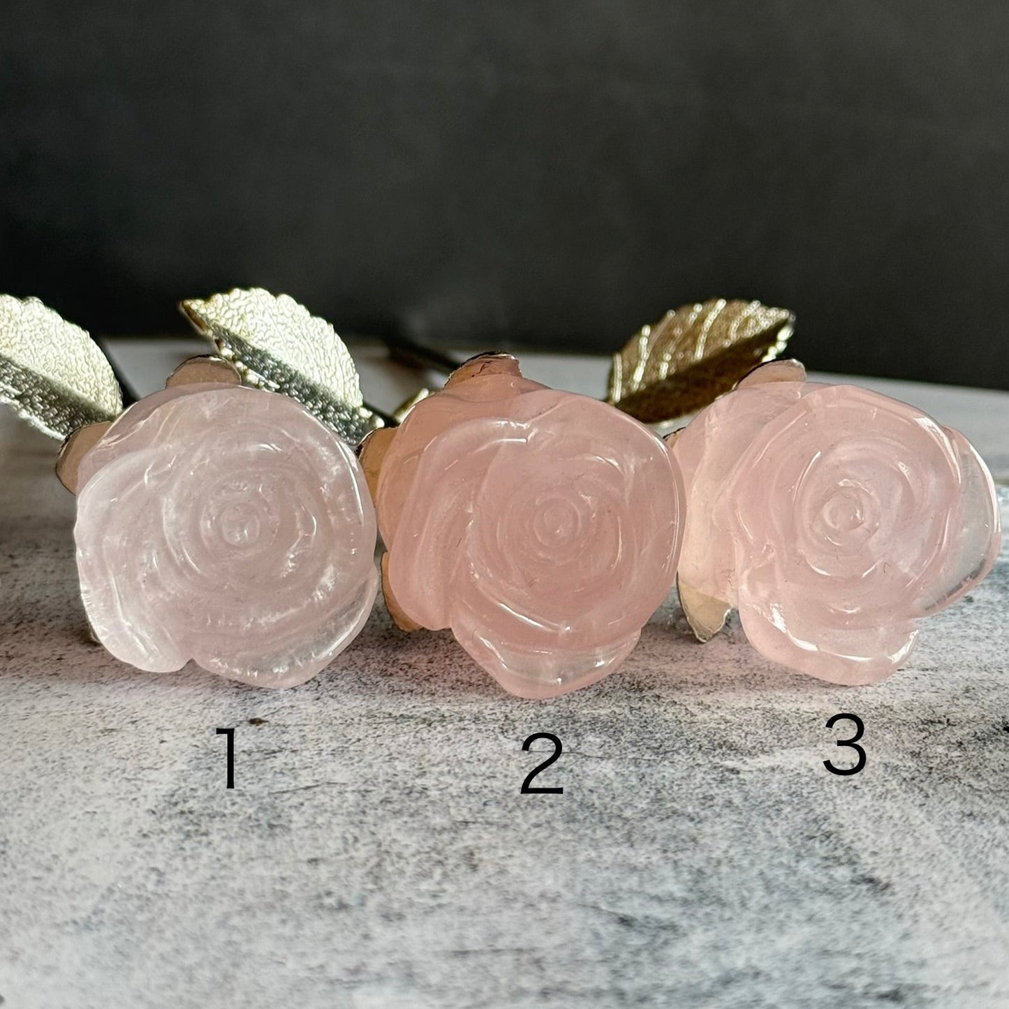 ローズクォーツ バラ 薔薇 |枯れないやさしさを贈る石 2