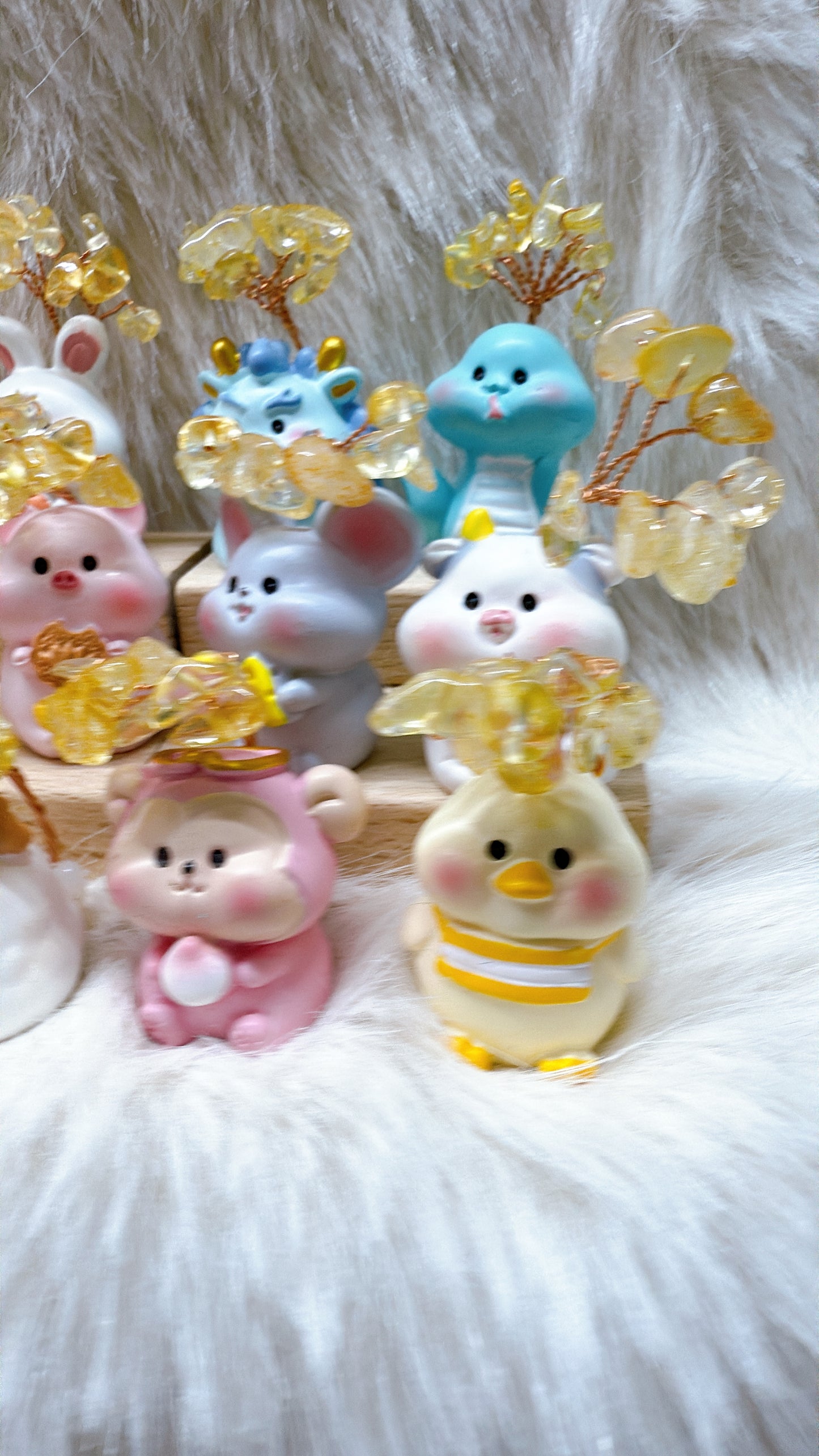 送料無料 干支置物 シトリン さざれ|一年の流れを整え、願いを澄ませるお守り 馬 午年