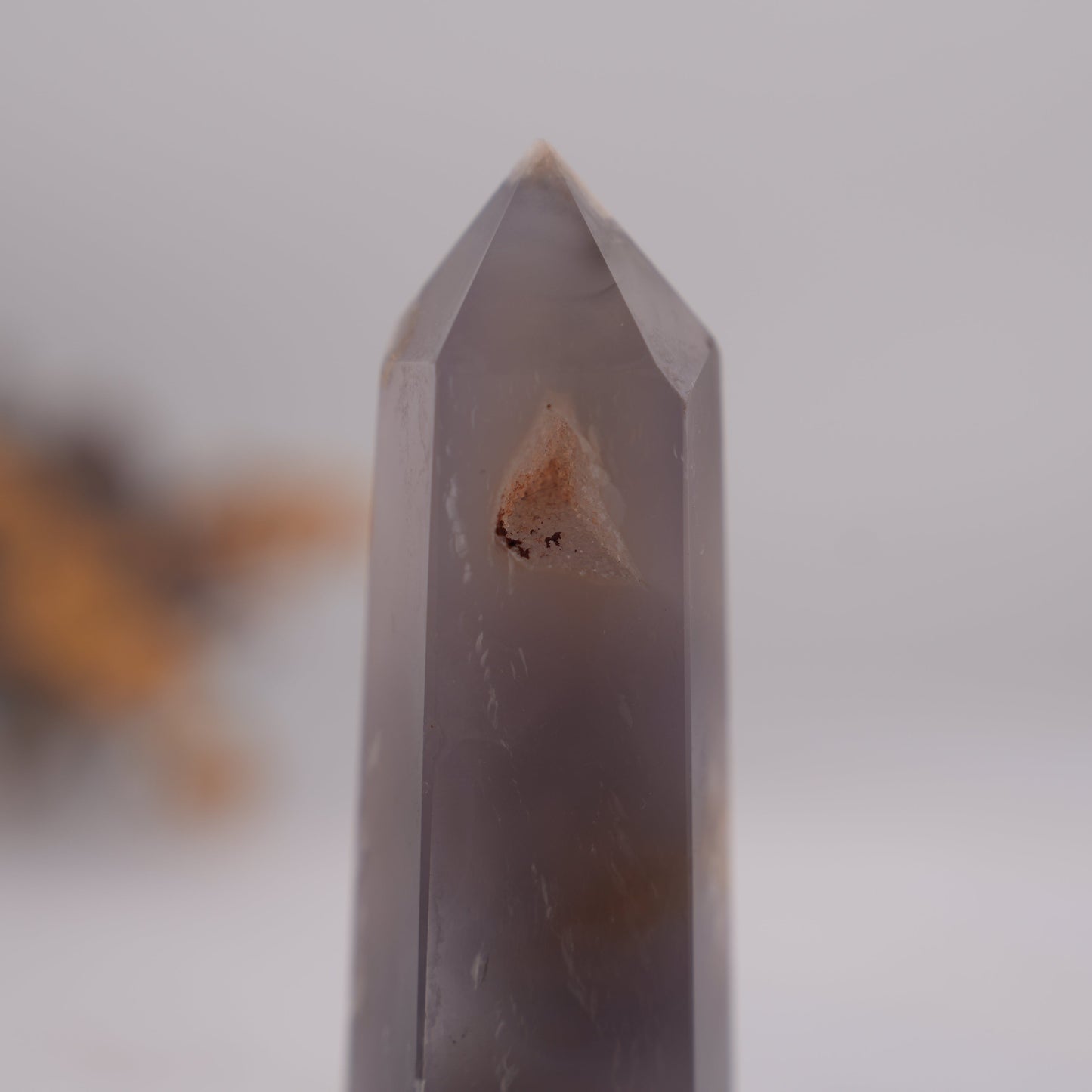心に春を呼び戻す|ブラックドゥルージー フラワーアゲート タワー Black Druzy Flower Agate Tower