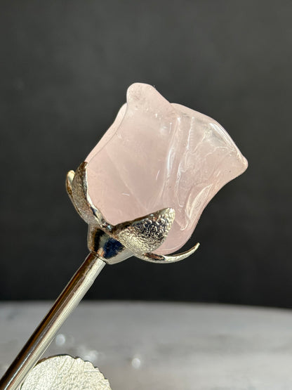 ローズクォーツ バラ 薔薇 ｜枯れないやさしさを贈る石　1