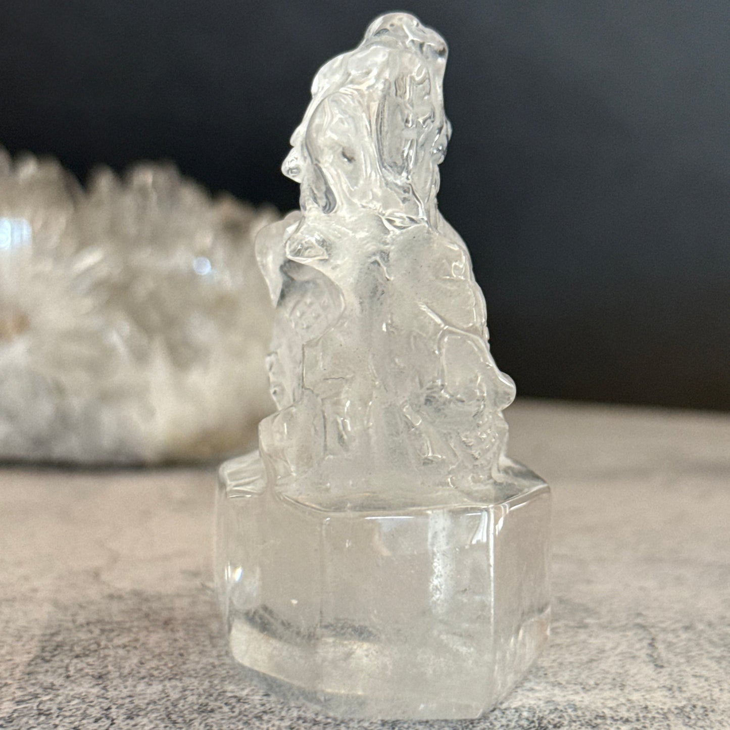 クリアクォーツ 龍 水晶