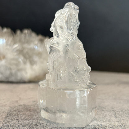クリアクォーツ 龍 水晶
