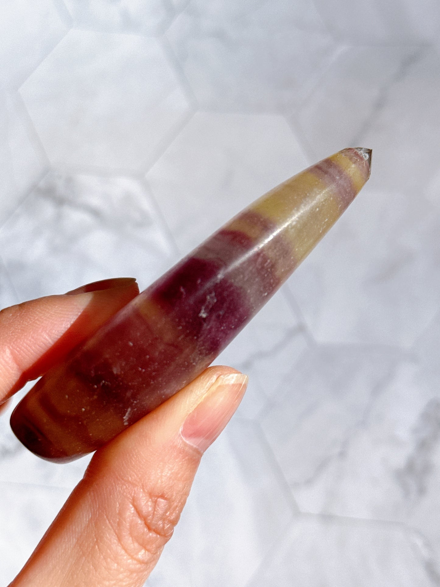 送料無料 天然石 フローライト 4点セット（雲・ダイヤ・フレーム・月）｜自分の光に気づく