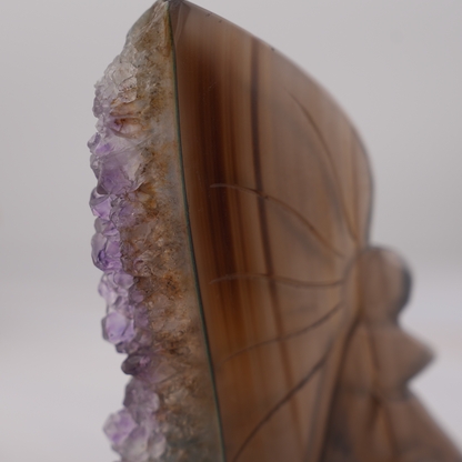 永遠に幸せを運ぶ光の羽 ｜アメジストアゲートの妖精 アマリエル Amethyst Agate Fairy