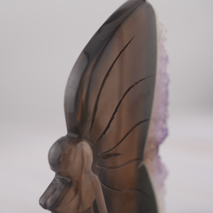永遠に幸せを運ぶ光の羽 ｜アメジストアゲートの妖精 アマリエル Amethyst Agate Fairy
