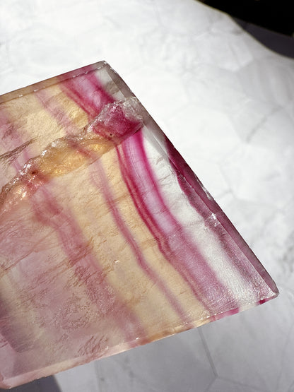 送料無料 天然石 フローライト 4点セット（雲・ダイヤ・フレーム・月）｜自分の光に気づく