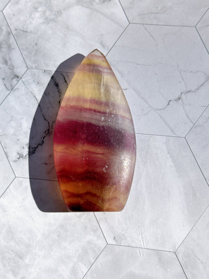 送料無料 天然石 フローライト 4点セット（雲・ダイヤ・フレーム・月）｜自分の光に気づく