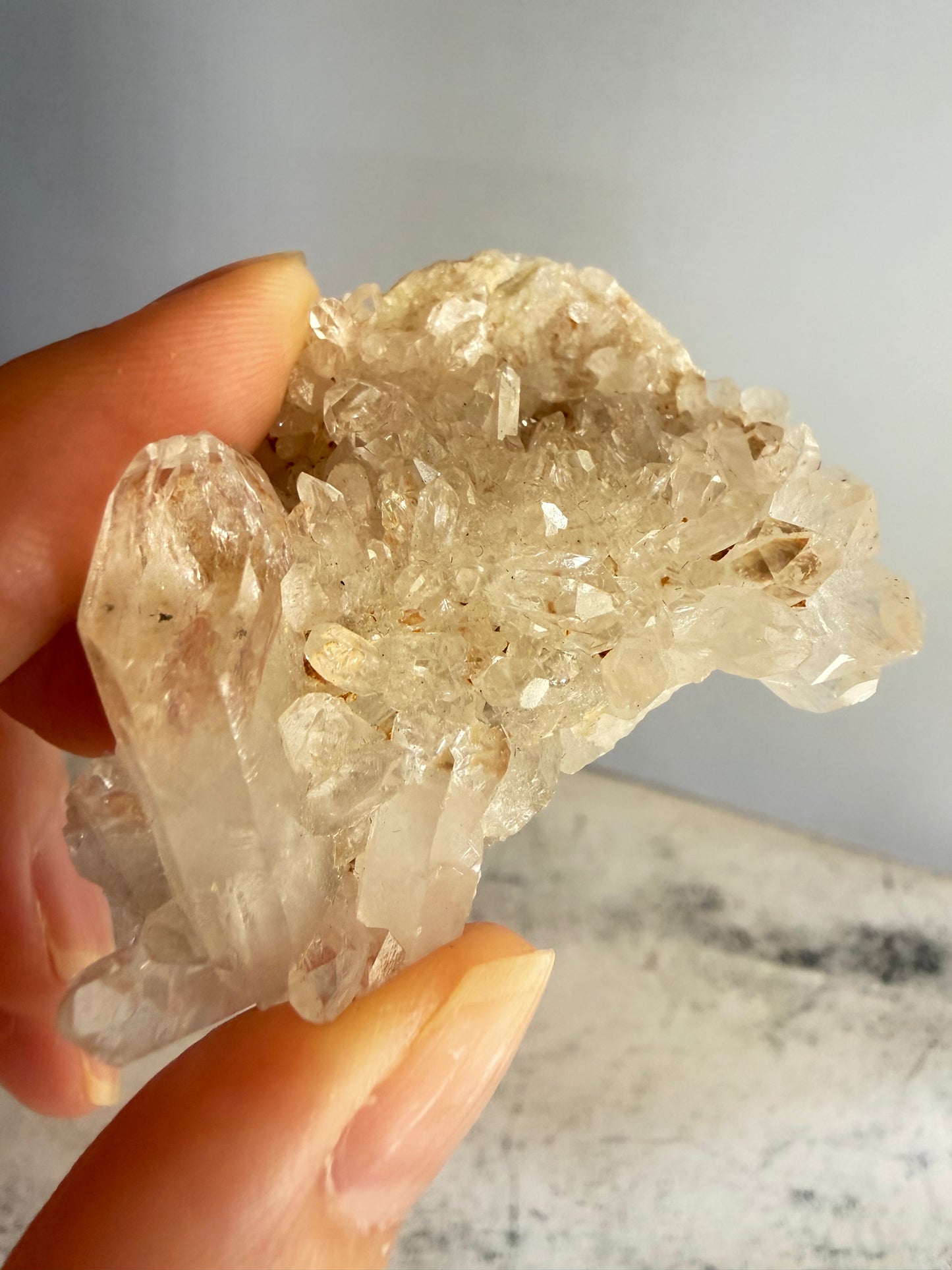 水晶 クラスター 浄化 クリアクォーツ