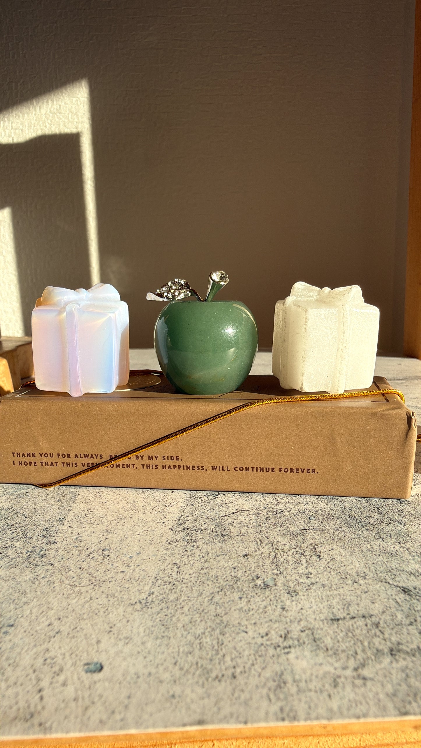 バレンタイン ミニギフトセット りんご プレゼント｜ 天然石