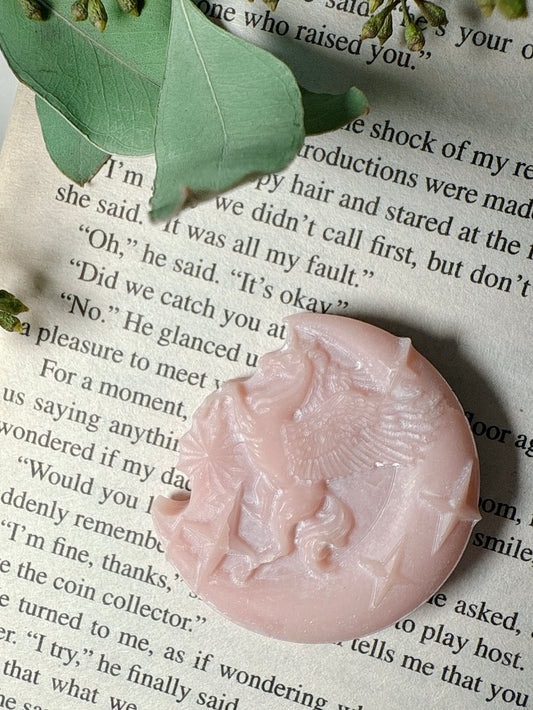 ピンクオパール　ユニコーン　コイン｜天然石・パワーストーン