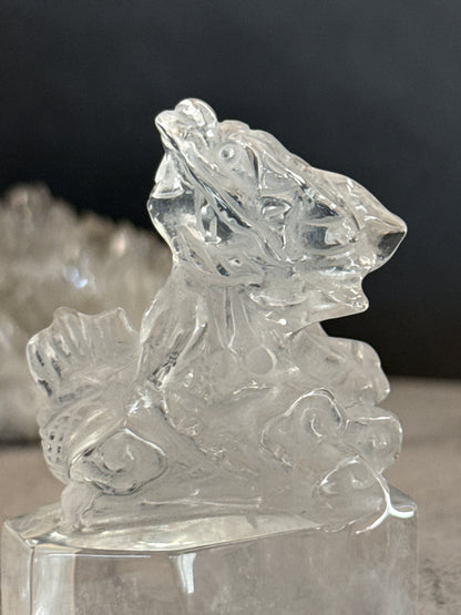 クリアクォーツ 龍 水晶