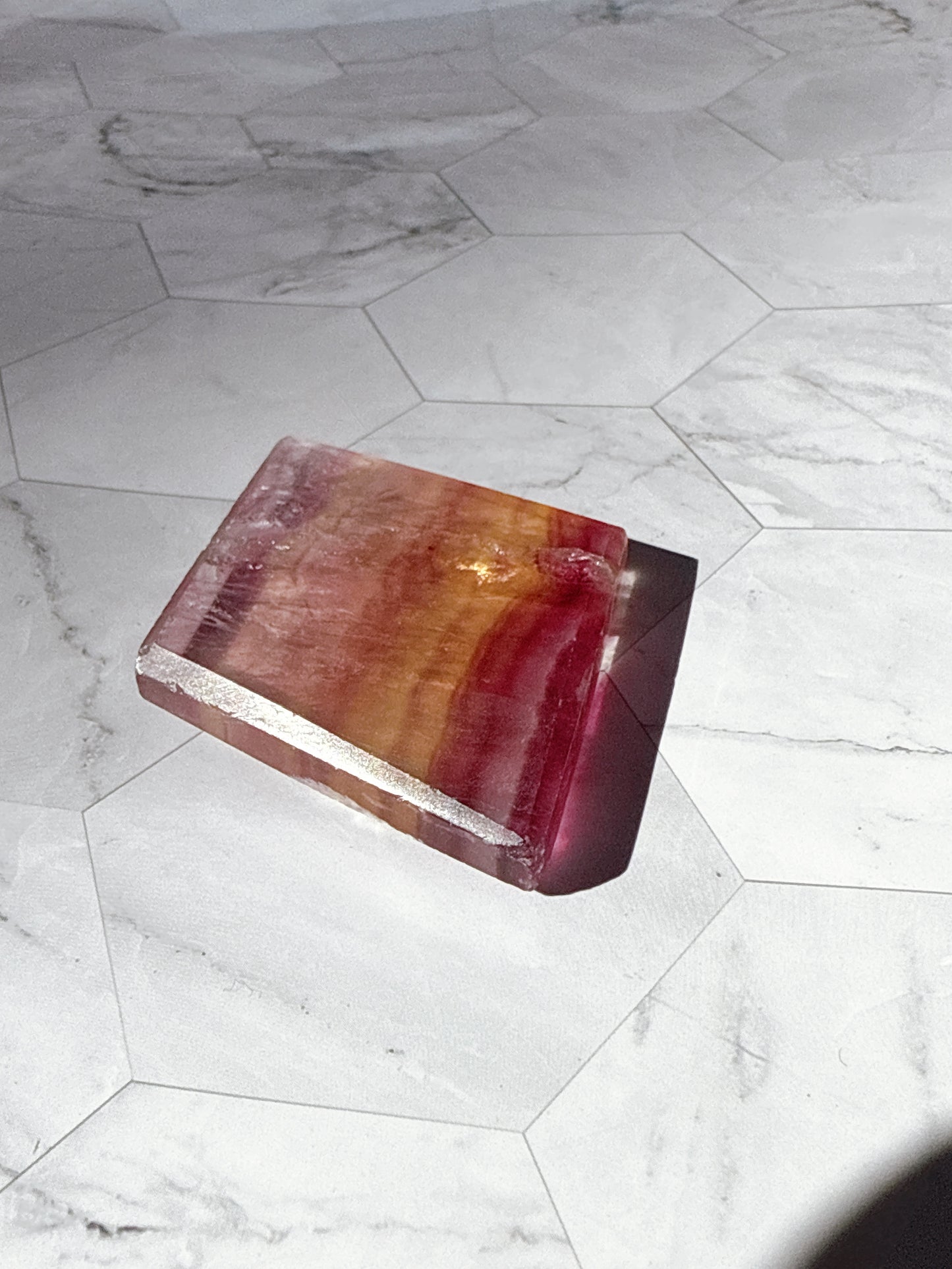 送料無料 天然石 フローライト 4点セット（雲・ダイヤ・フレーム・月）｜自分の光に気づく