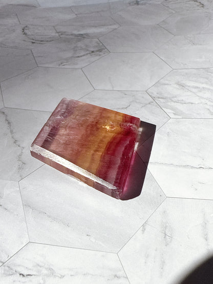 送料無料 天然石 フローライト 4点セット（雲・ダイヤ・フレーム・月）｜自分の光に気づく