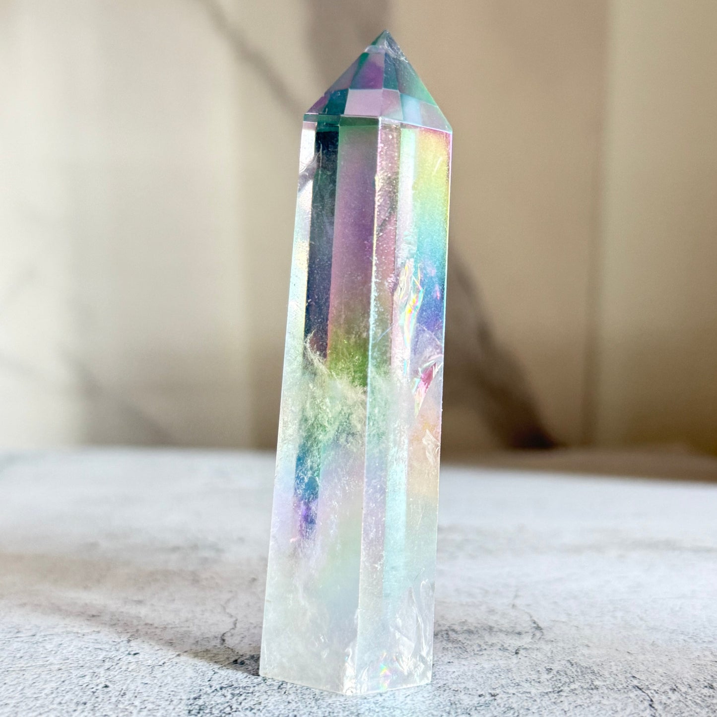 エンジェルオーラクォーツ タワー 耀やき