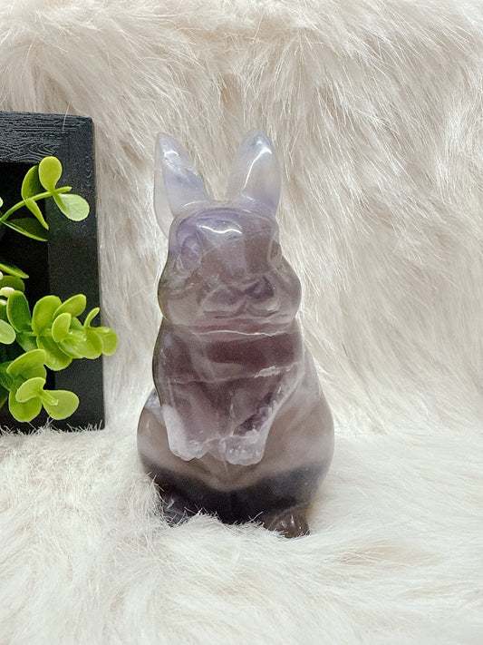 送料無料 天然石 フローライト うさぎ｜やさしさの中で、自分に戻るための石