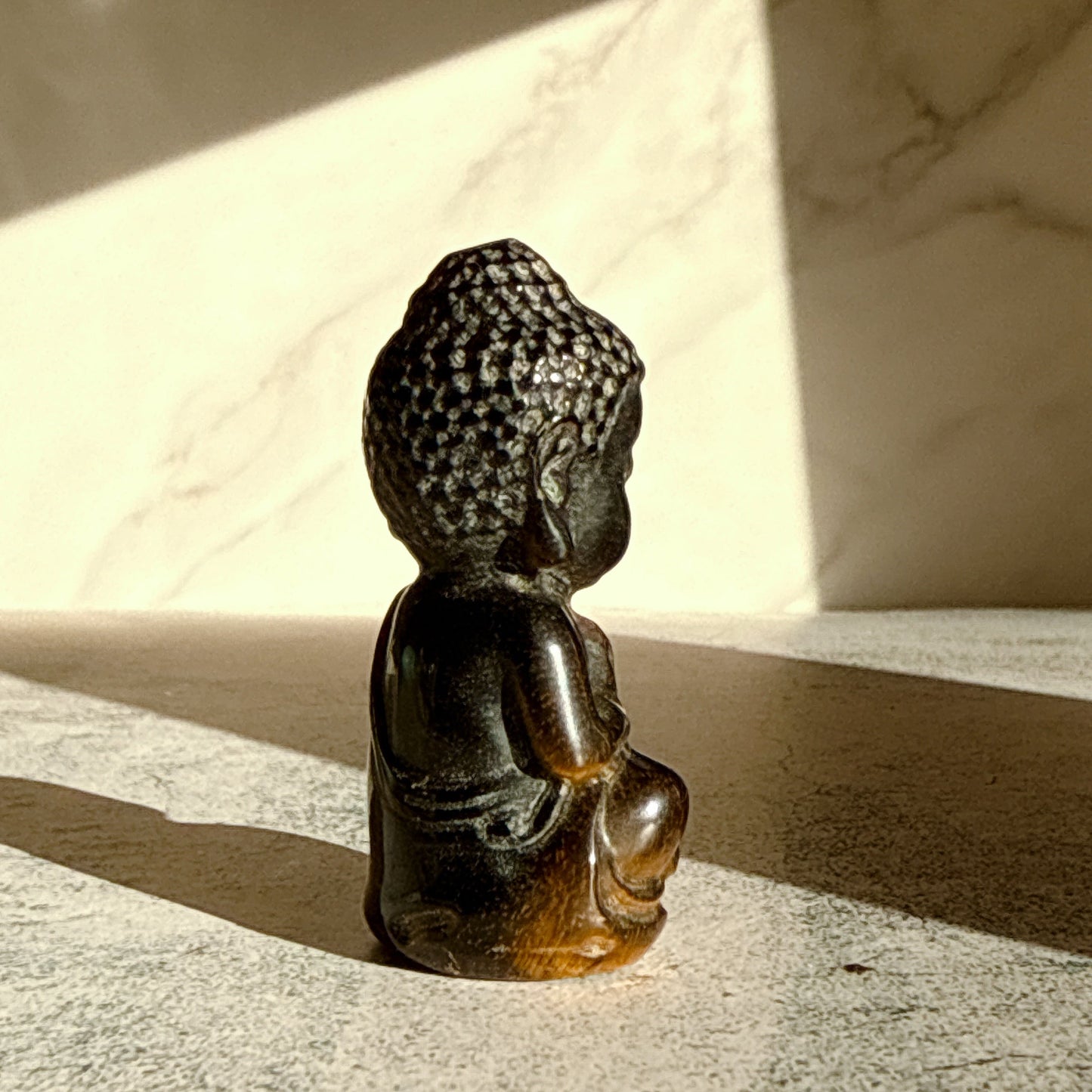 天然石 タイガーアイ ブッダ 大仏 | お金の流れを整えてくれる大仏さま