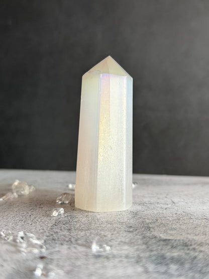 エンジェルオーラセレナイト タワー｜心を整え、本来の自分に戻る