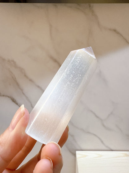 エンジェルオーラセレナイト タワー｜心を整え、本来の自分に戻る