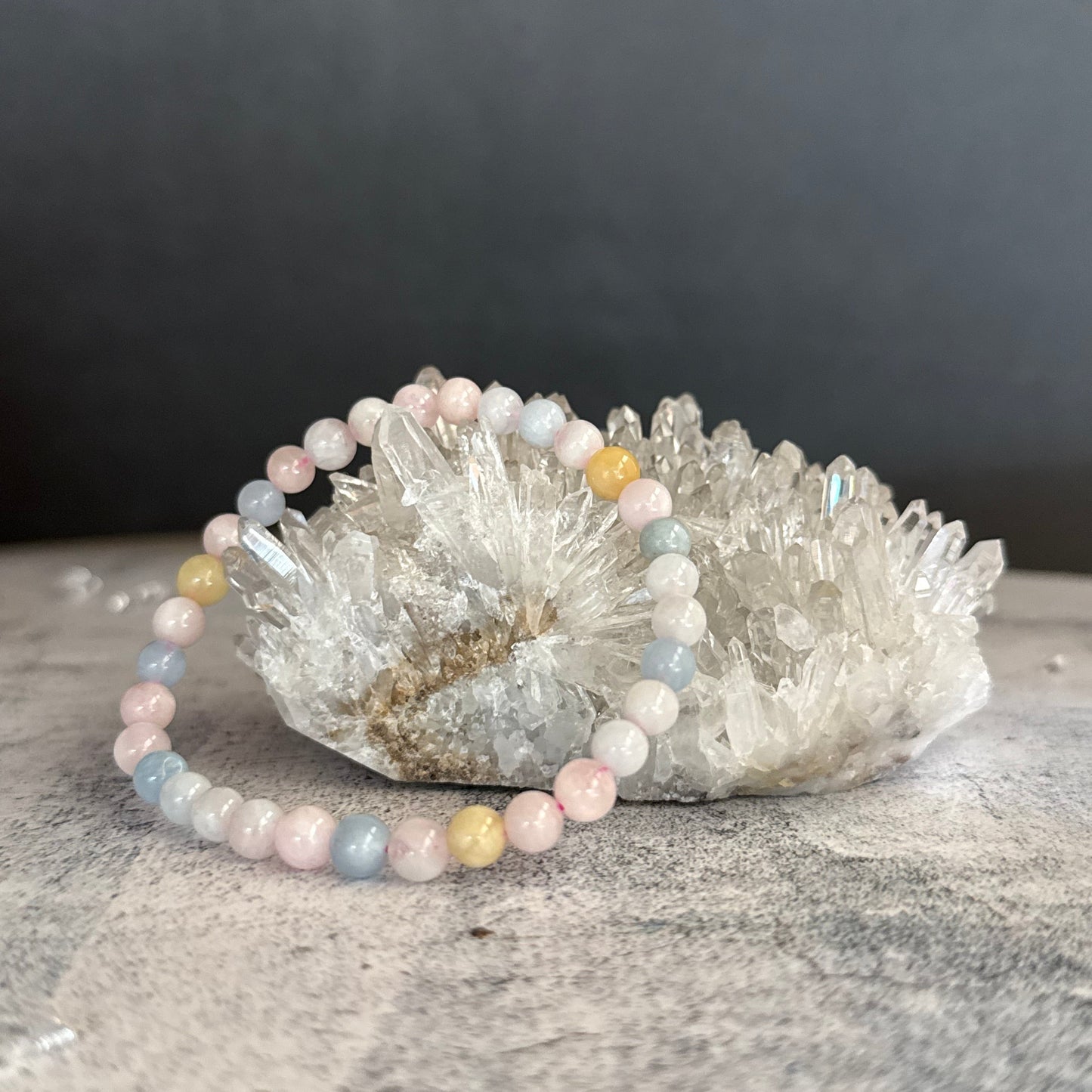 ミックスベリル ブレスレット 6mm 数珠