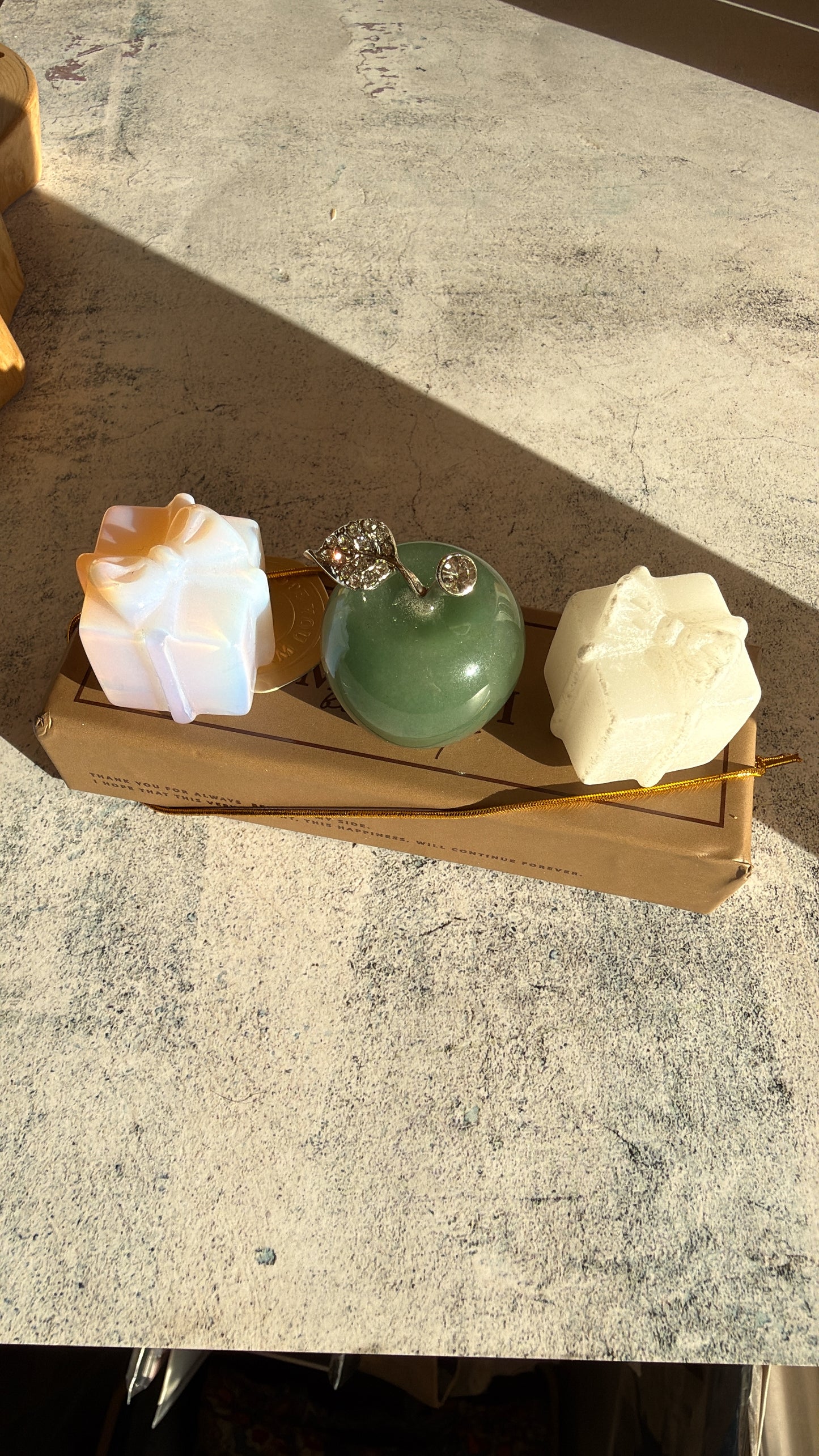 バレンタイン ミニギフトセット りんご プレゼント｜ 天然石