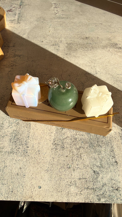バレンタイン ミニギフトセット りんご プレゼント｜ 天然石