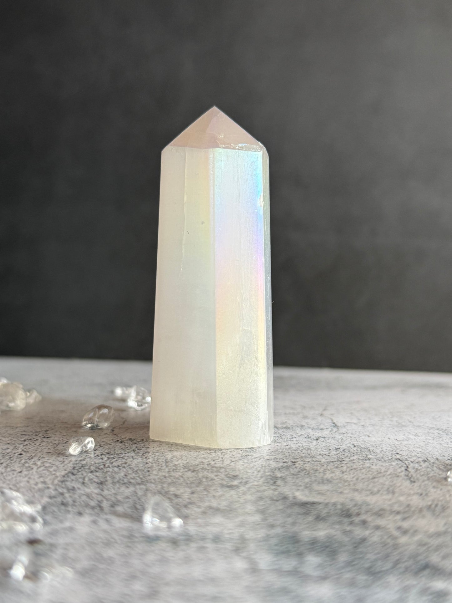 エンジェルオーラセレナイト タワー｜心を整え、本来の自分に戻る