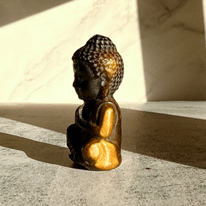 天然石 タイガーアイ ブッダ 大仏 | お金の流れを整えてくれる大仏さま