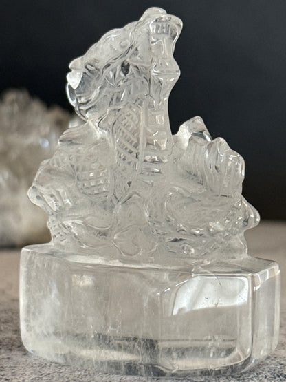 クリアクォーツ 龍 水晶