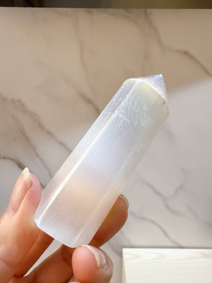 エンジェルオーラセレナイト タワー｜心を整え、本来の自分に戻る