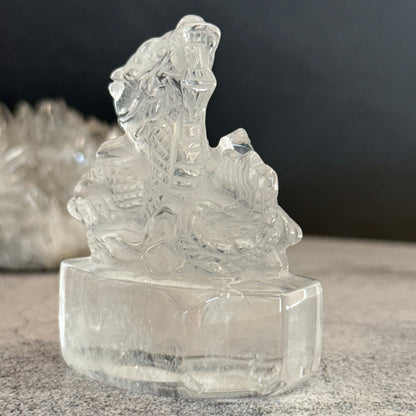 クリアクォーツ 龍 水晶