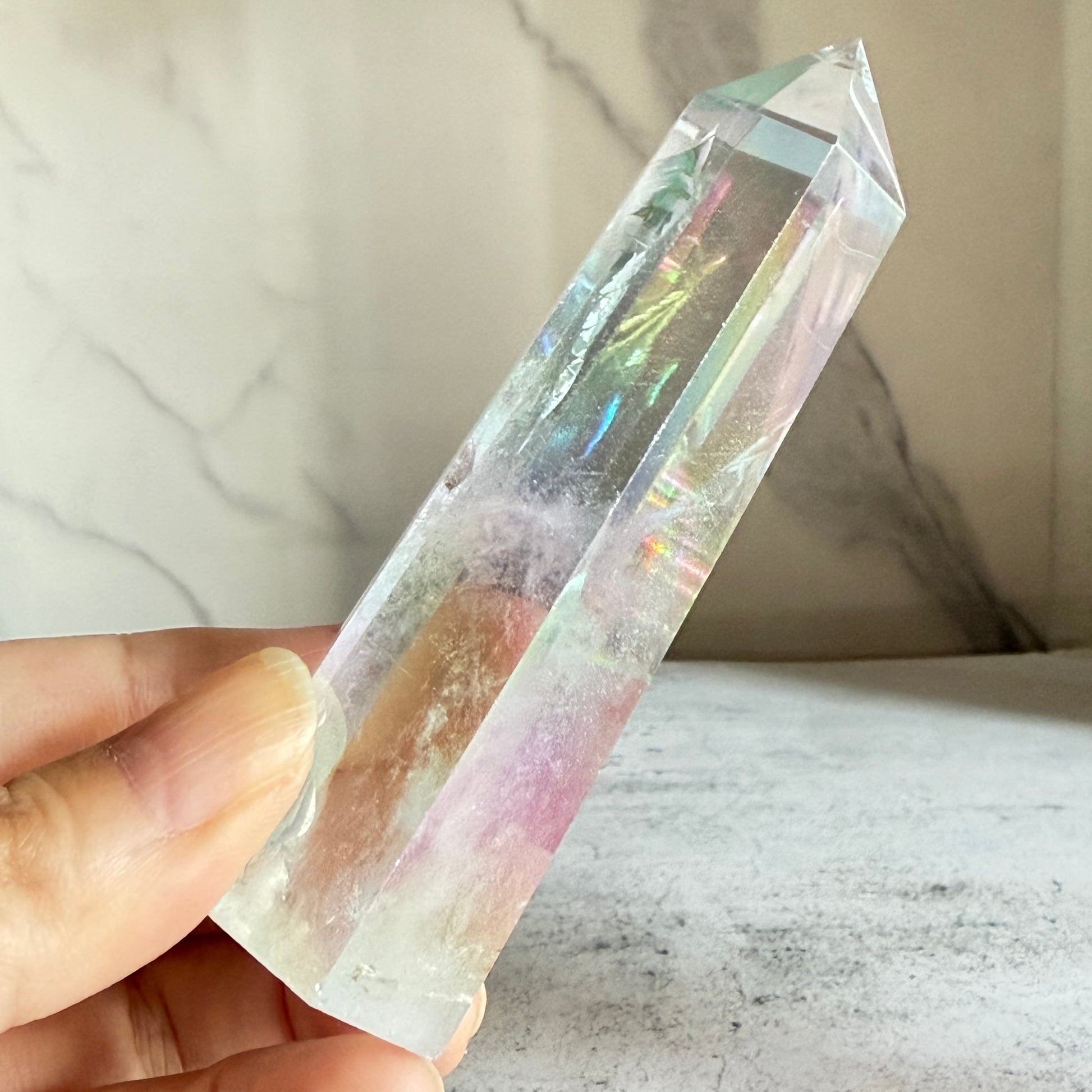 エンジェルオーラクォーツ タワー 内包