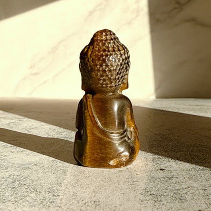 天然石 タイガーアイ ブッダ 大仏 | お金の流れを整えてくれる大仏さま