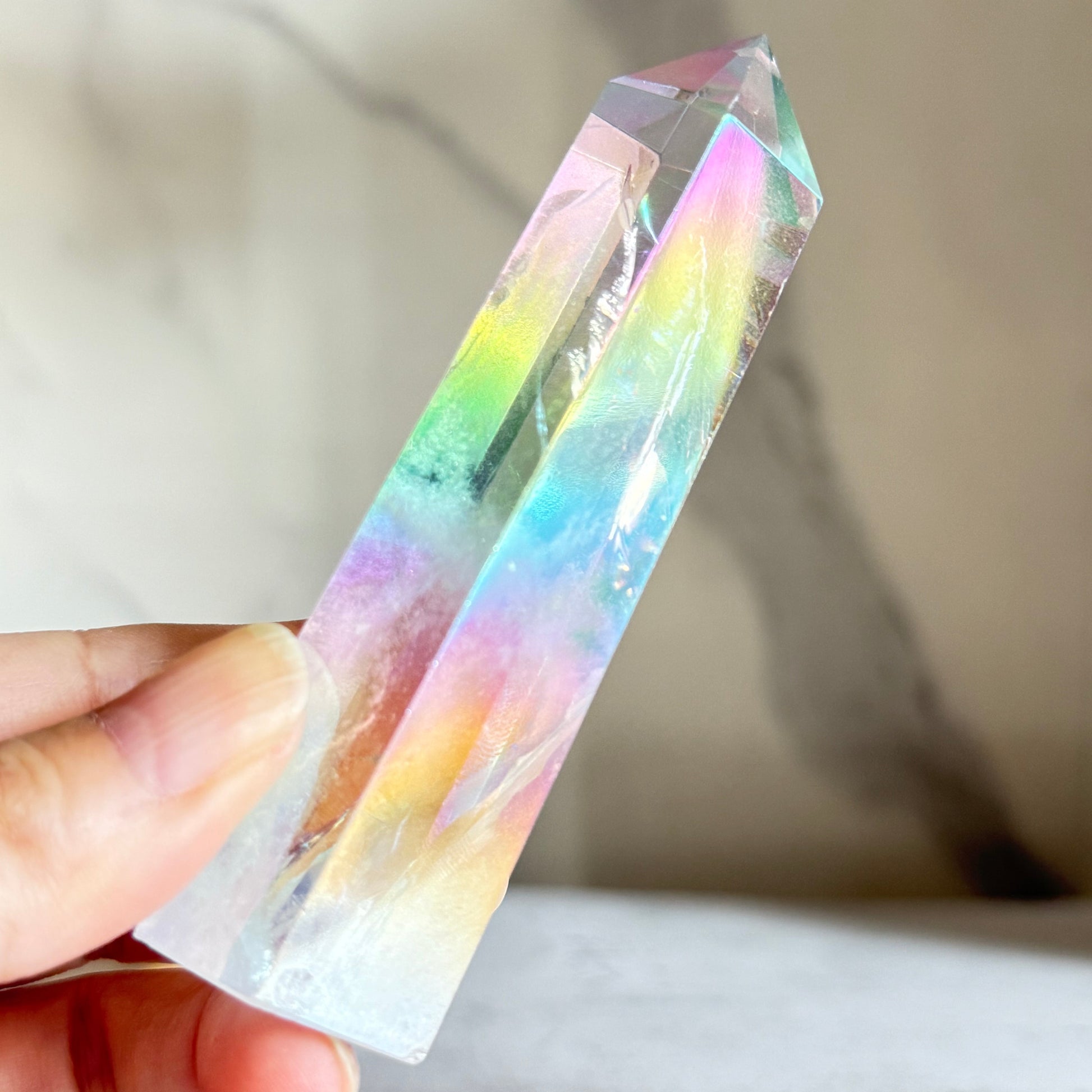 エンジェルオーラクォーツ タワー サイズ感