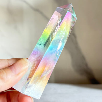 エンジェルオーラクォーツ タワー サイズ感