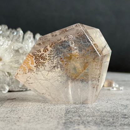 デンドリ・ローズクォーツ フリーフォーム Dendritic Rose Quartz Freeform