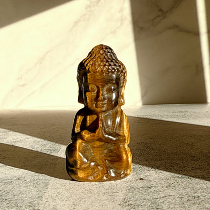 天然石 タイガーアイ ブッダ 大仏 | お金の流れを整えてくれる大仏さま