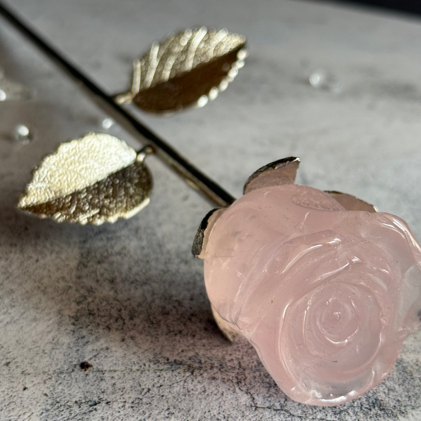 ローズクォーツ バラ 薔薇 ｜枯れないやさしさを贈る石　3