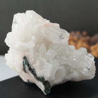 天然石 インド産 アポフィライト スティルバイト共生｜静けさと希望を灯すクリスタル