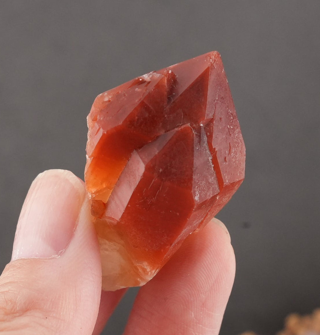 天然石 レッドドリームコート レムリアンシード マスタークリスタル｜内なる記憶を呼び覚ます、赤の叡智