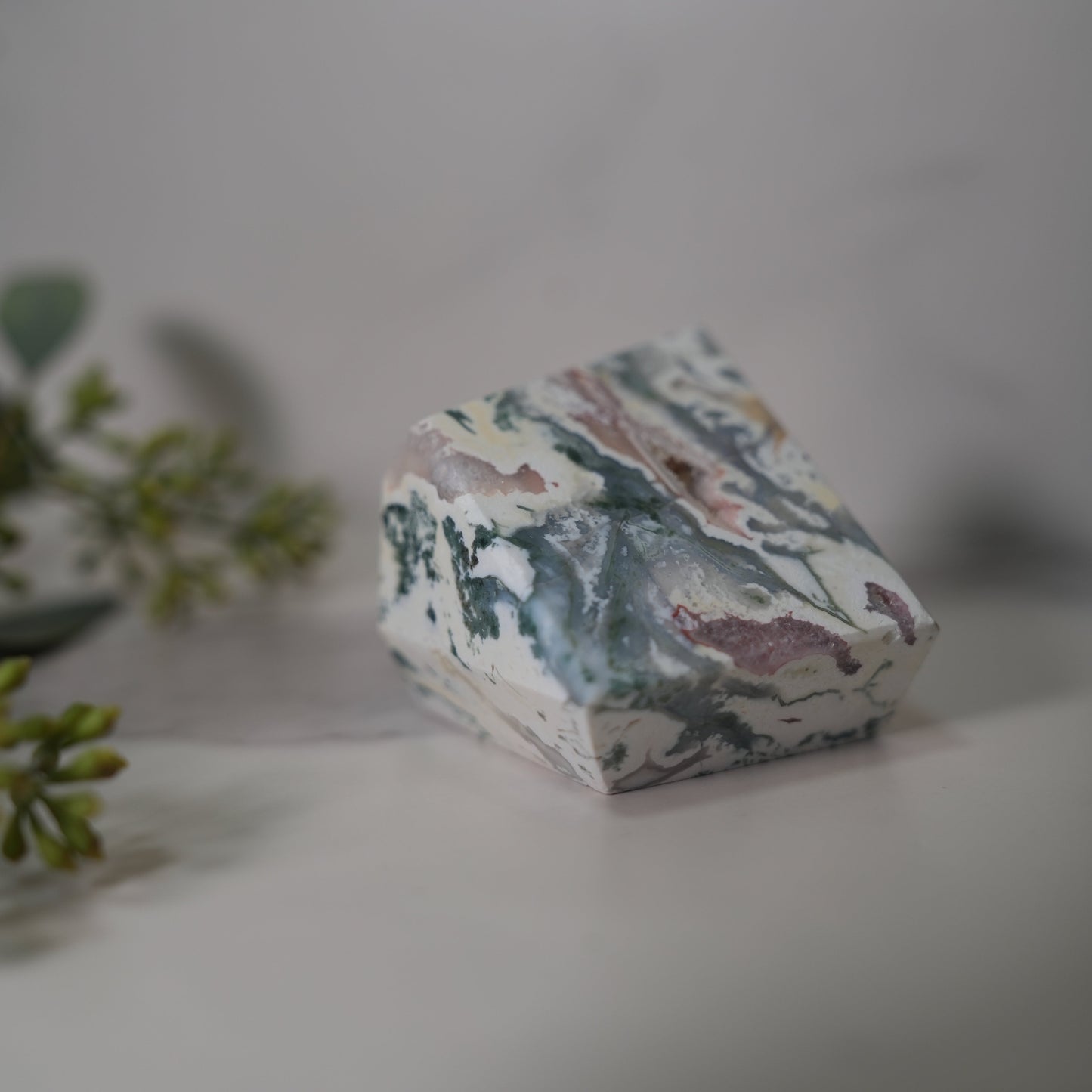 天然石 モスアゲート フリーフォーム｜穏やかさと豊かさを育む石【全国送料無料】