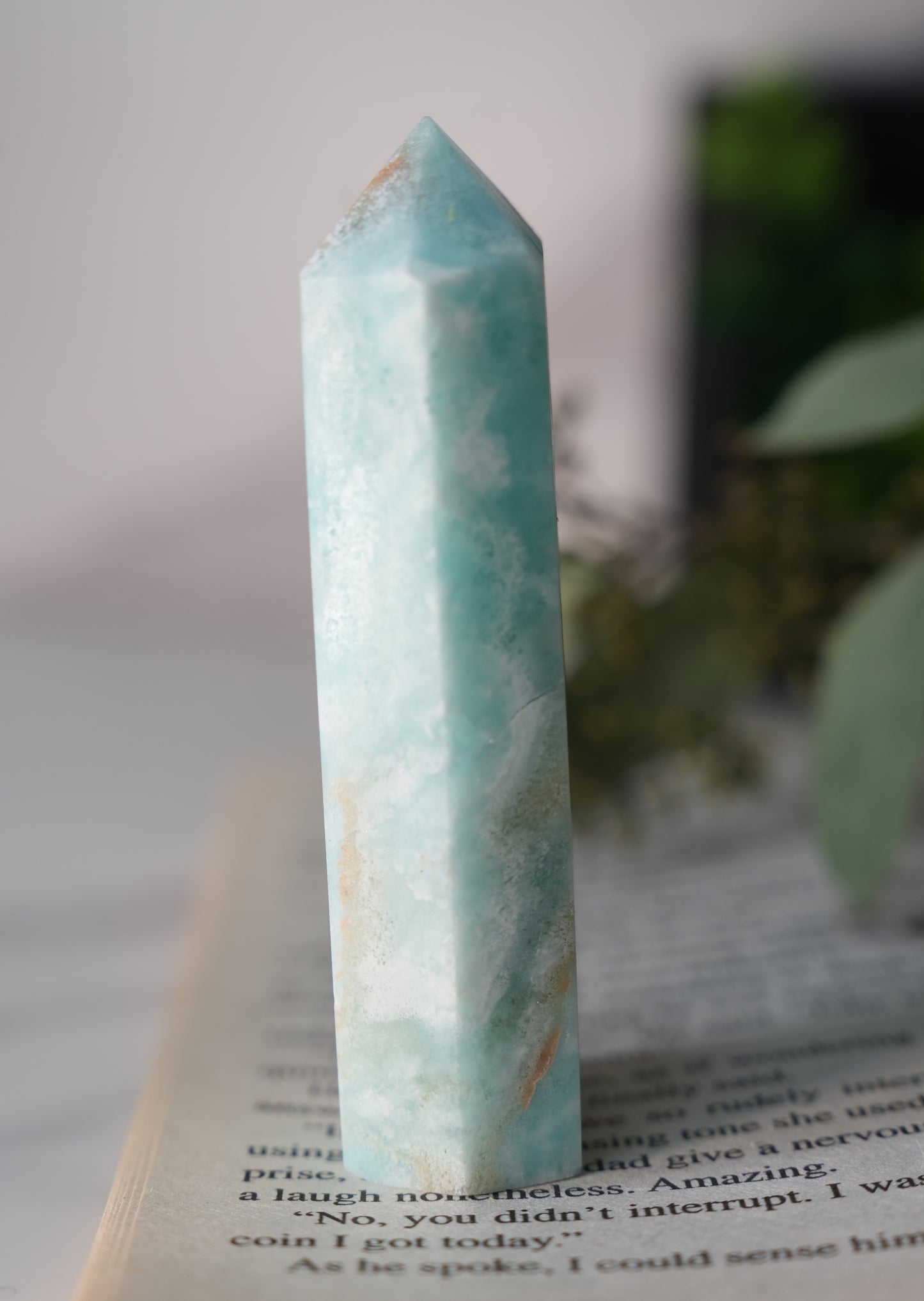 天然石 ドゥルージー 入り ヘミモルファイト  タワー｜純粋さを取り戻す B