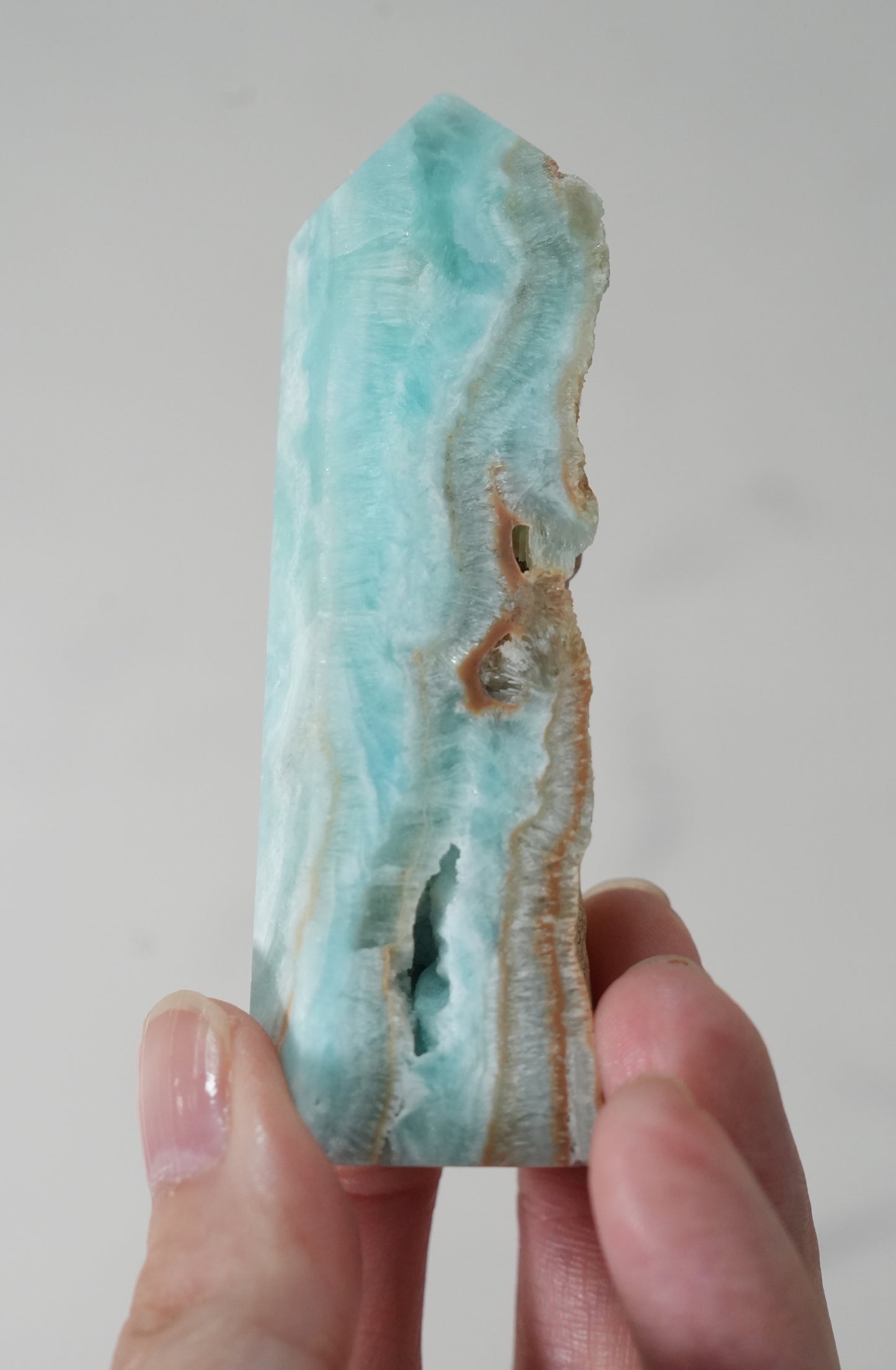 天然石 ドゥルージー 入り ヘミモルファイト  タワー｜純粋さを取り戻す B