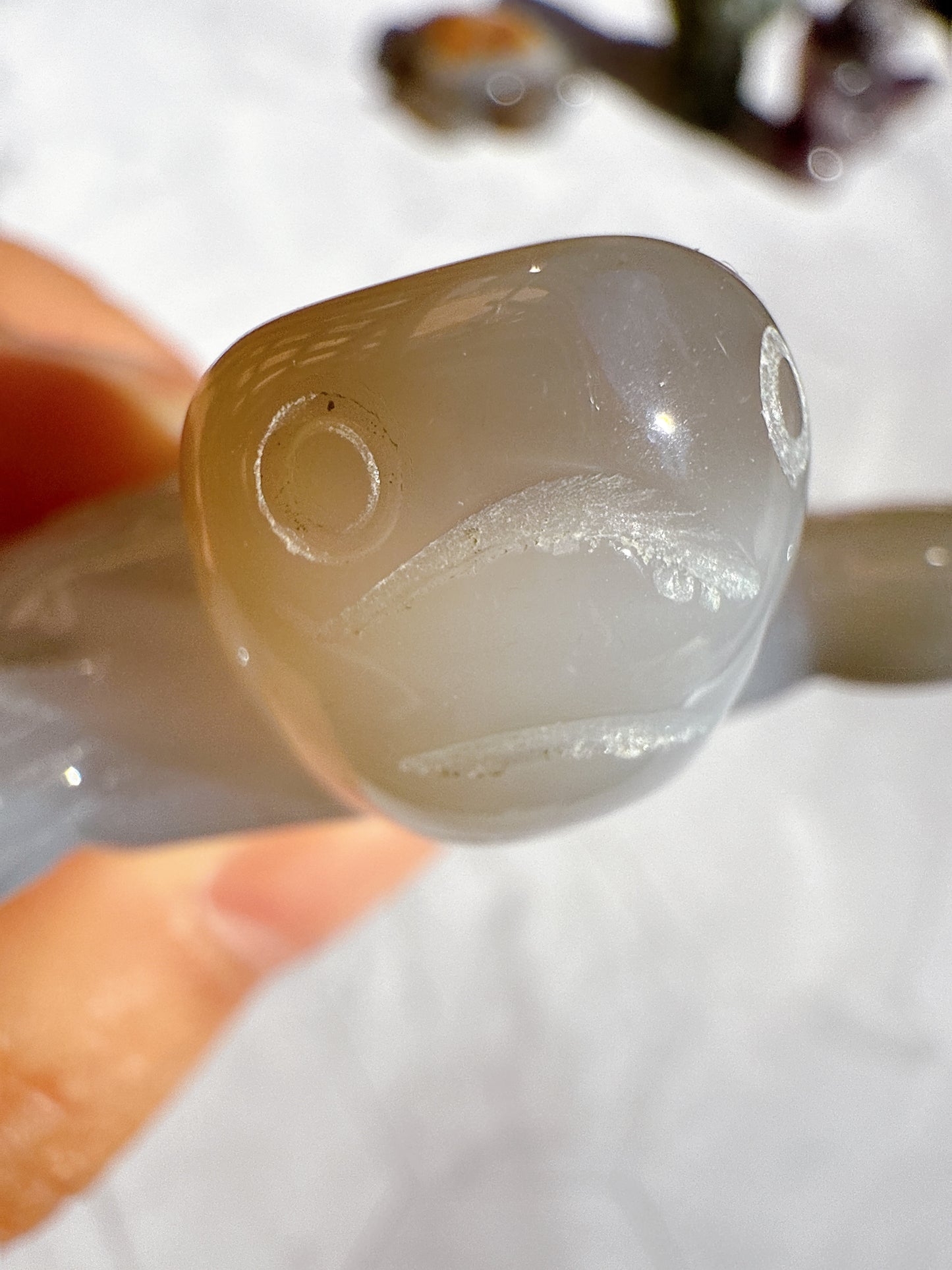 送料無料 アゲート ドゥルージー 瑪瑙 カメ 亀