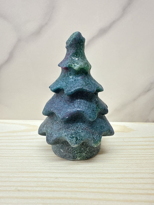 天然石 ルビーインカイヤナイト D  ツリー型｜静かな意志を育てる