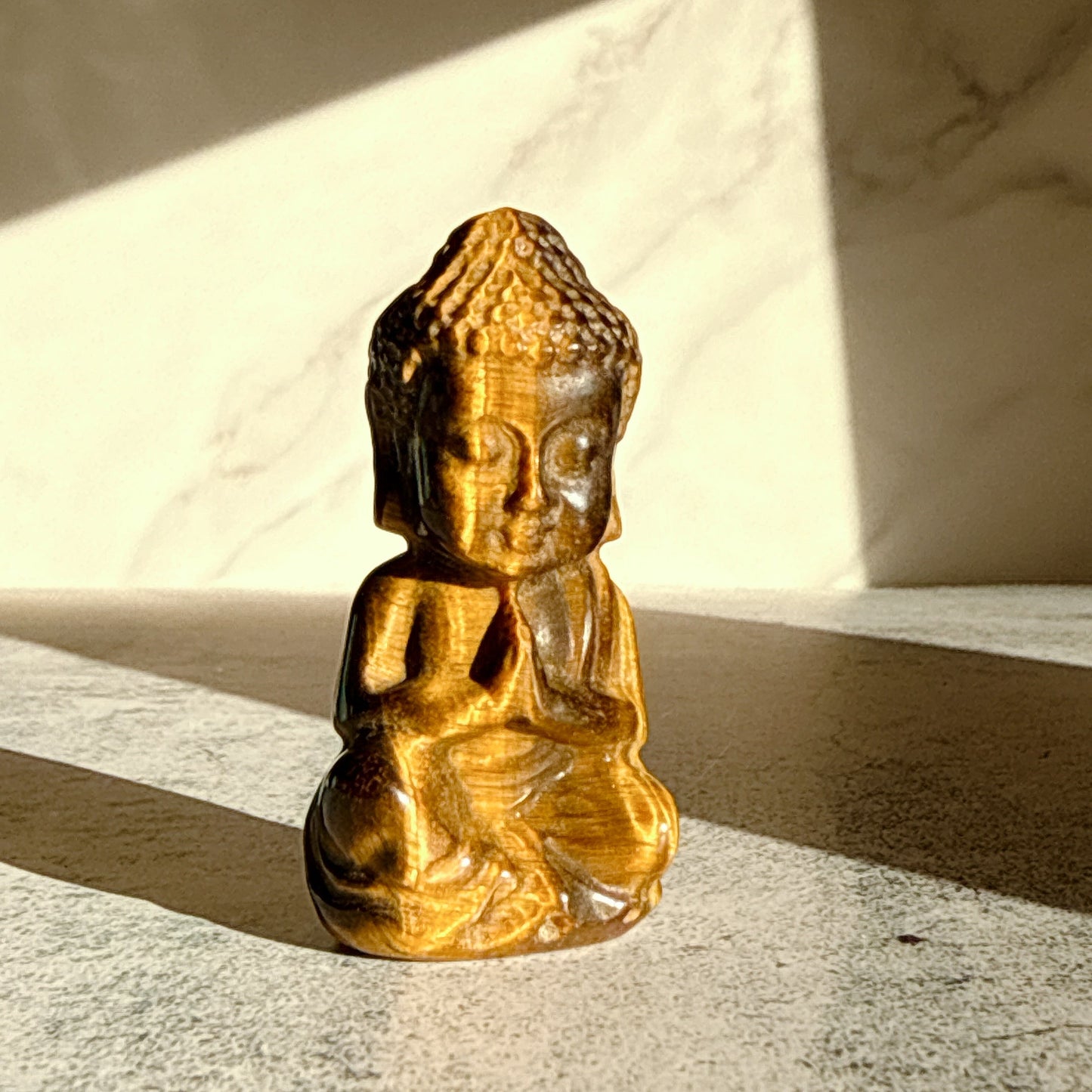 天然石 タイガーアイ ブッダ 大仏 | お金の流れを整えてくれる大仏さま