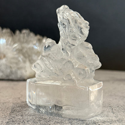 クリアクォーツ 龍 水晶