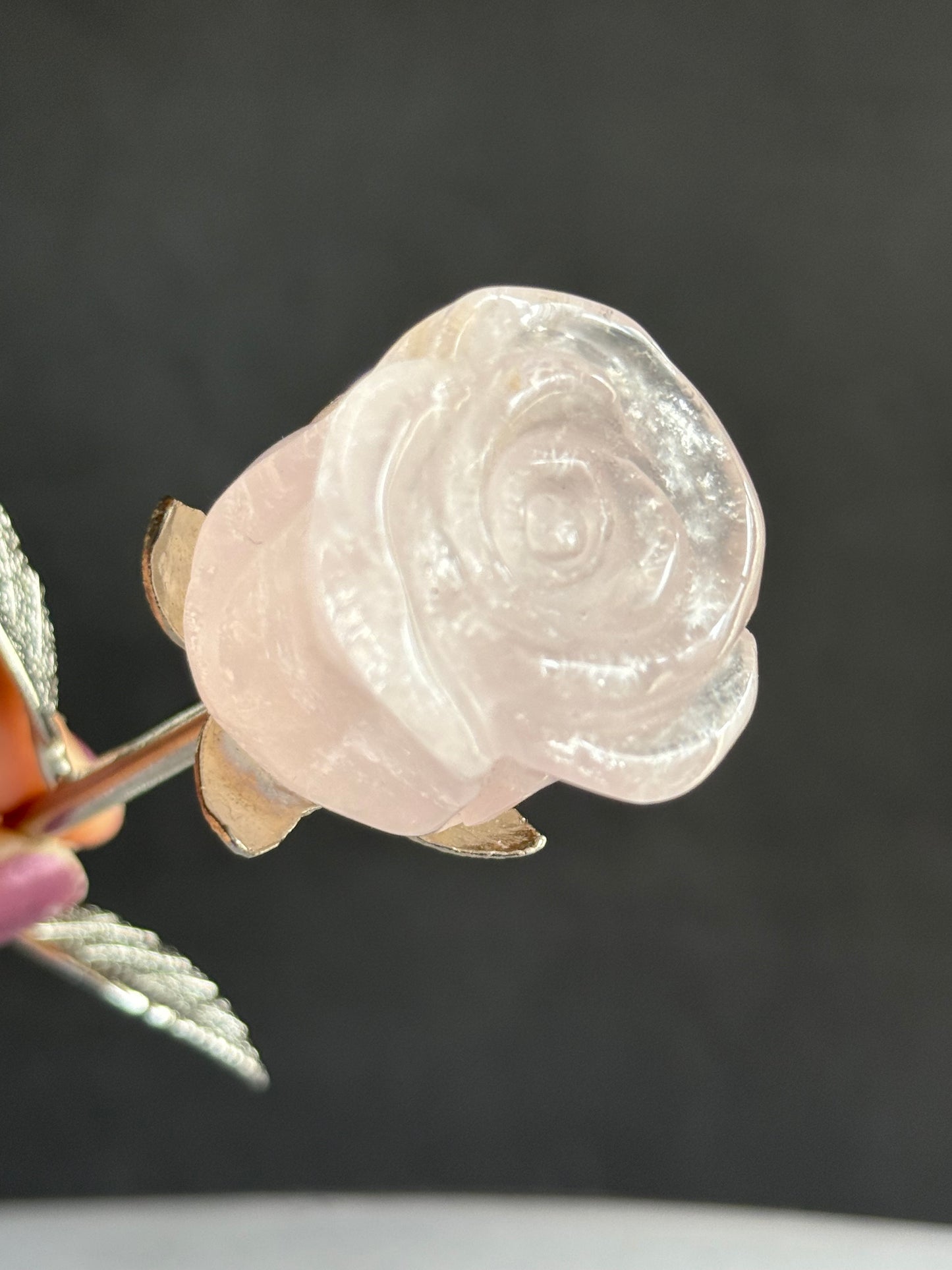 ローズクォーツ バラ 薔薇 ｜枯れないやさしさを贈る石　1