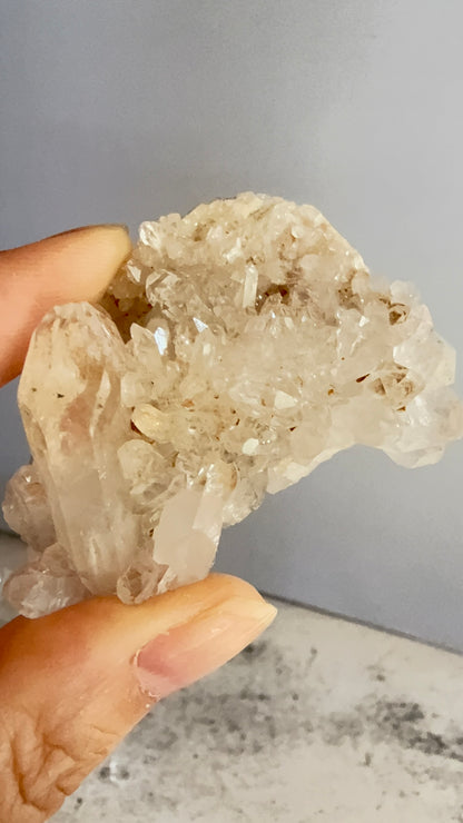 水晶 クラスター 浄化 クリアクォーツ