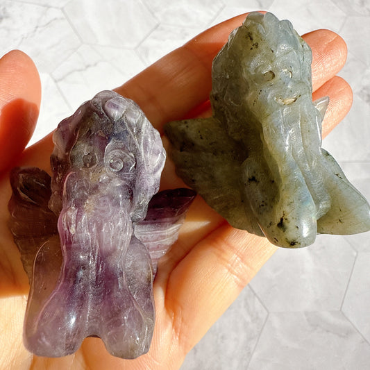 ラブラドライト フローラライト 天使 エンジェル セット